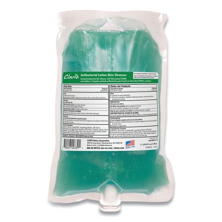 BETCO Antibacterial Lotion Cleanser, 1 L Dispenser Refills, 6PK 1412900